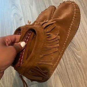 Brown Aldo booties
